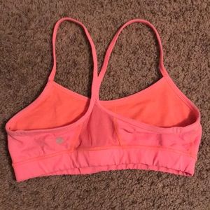 lululemon flow y bra IV grapefruit